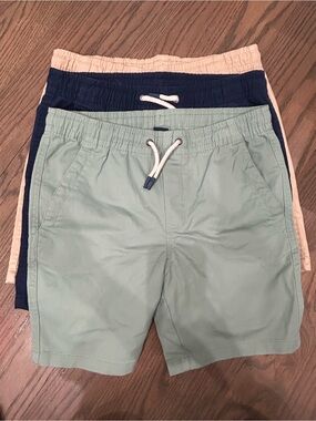 Levi's Boys Drawstring Shorts Bundle 3 Pack XL 14/16 Mint Navy Tan